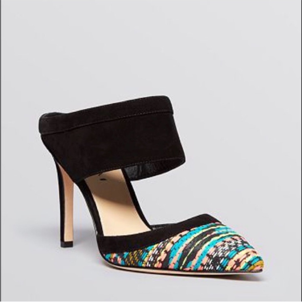 Via Spiga Multicolor Dahlia Heels